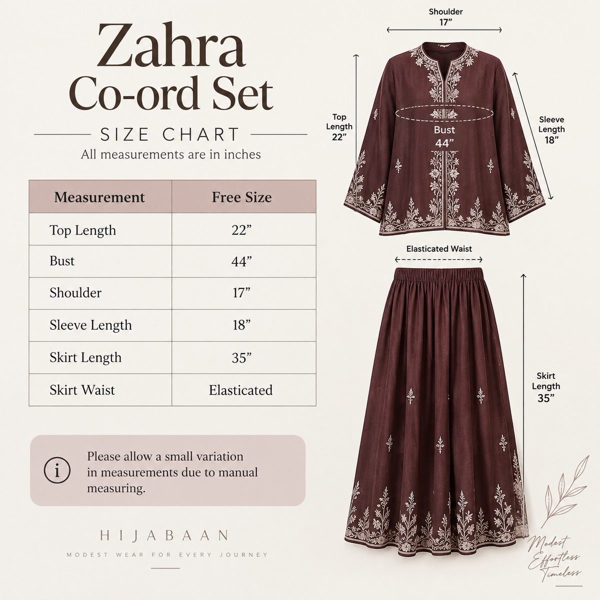 Zahra Co-ord Set – Black