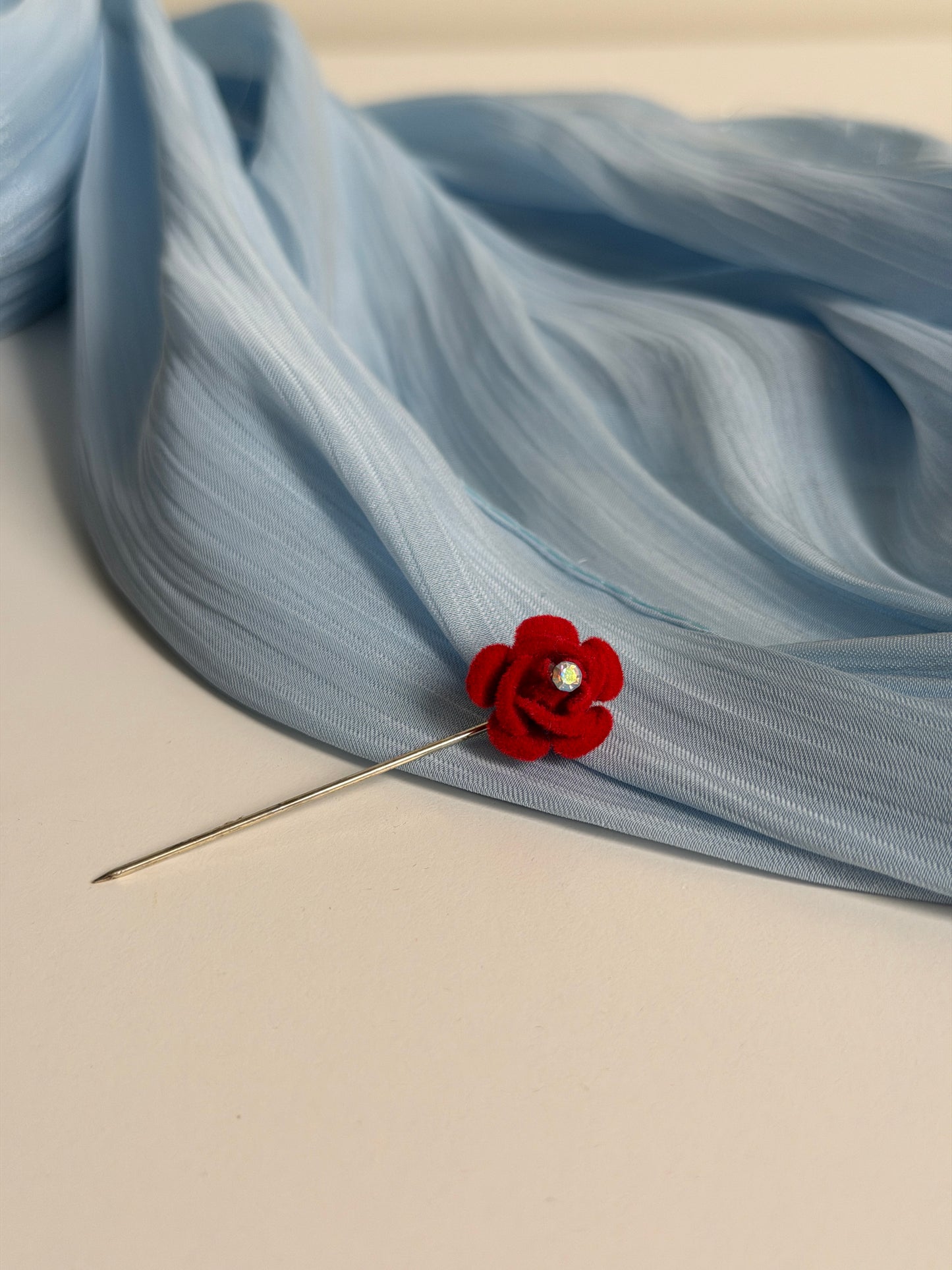 Velvet Rose Hijab Pins – Set of 5