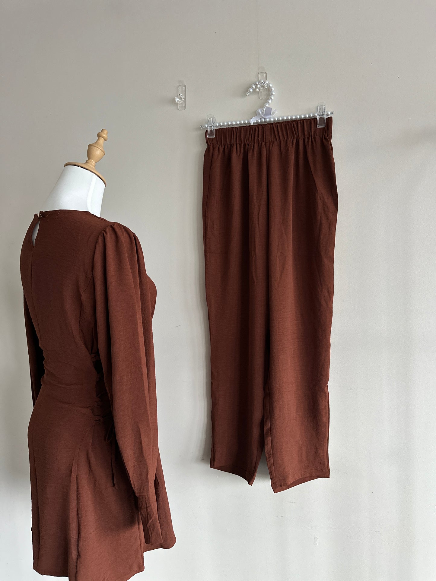 Reem Co-ord Set - Brown