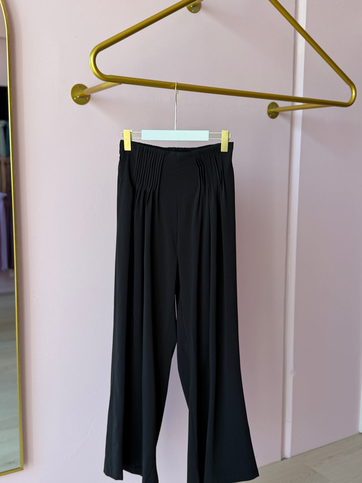 Korean Pleated Wide-Leg Pants