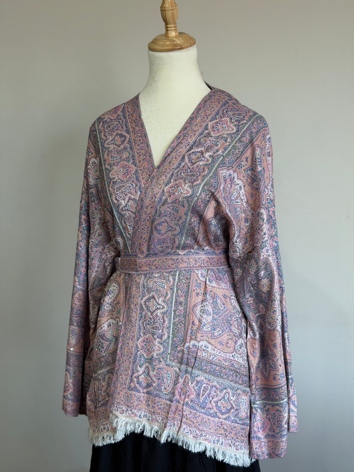 Pashmina Wrap Top - Lavender