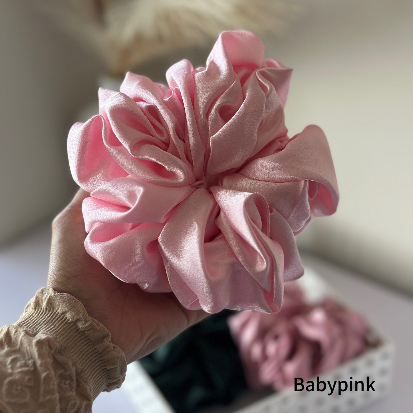 Hijab Volumizer Satin Scrunchie