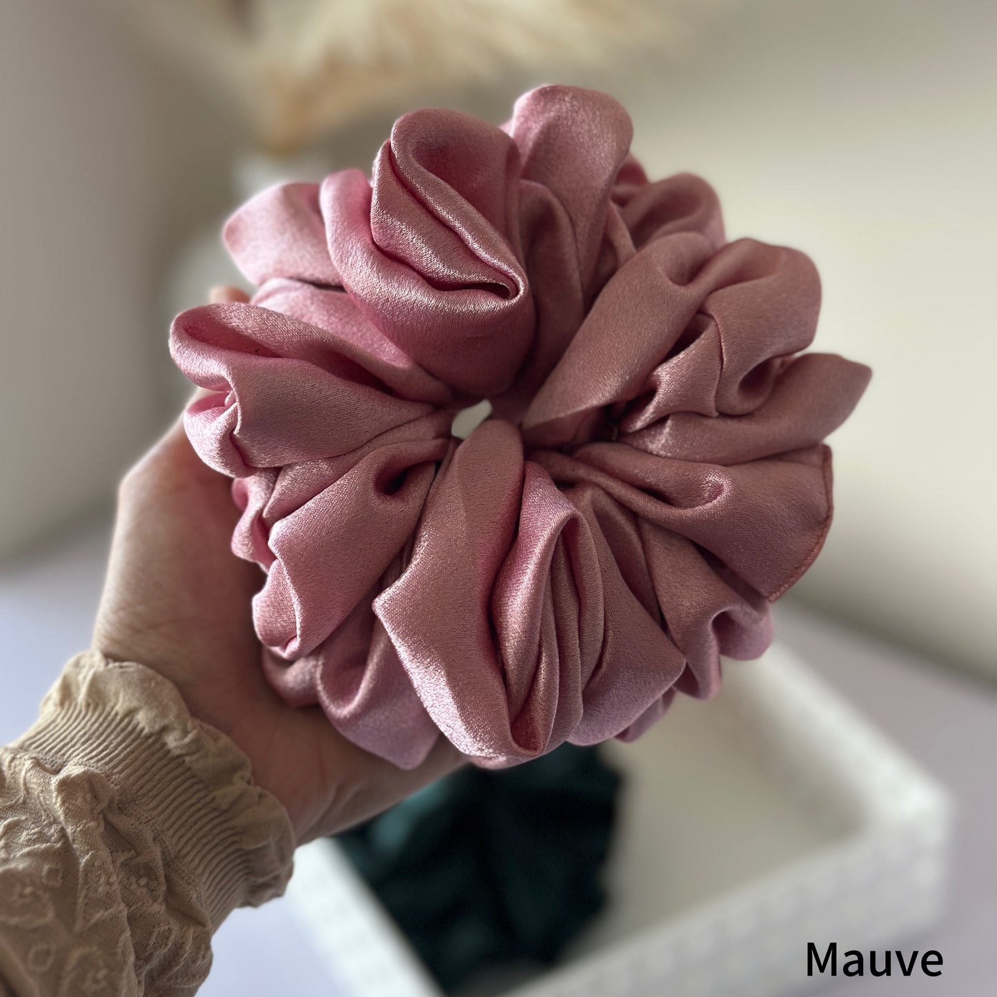Hijab Volumizer Satin Scrunchie