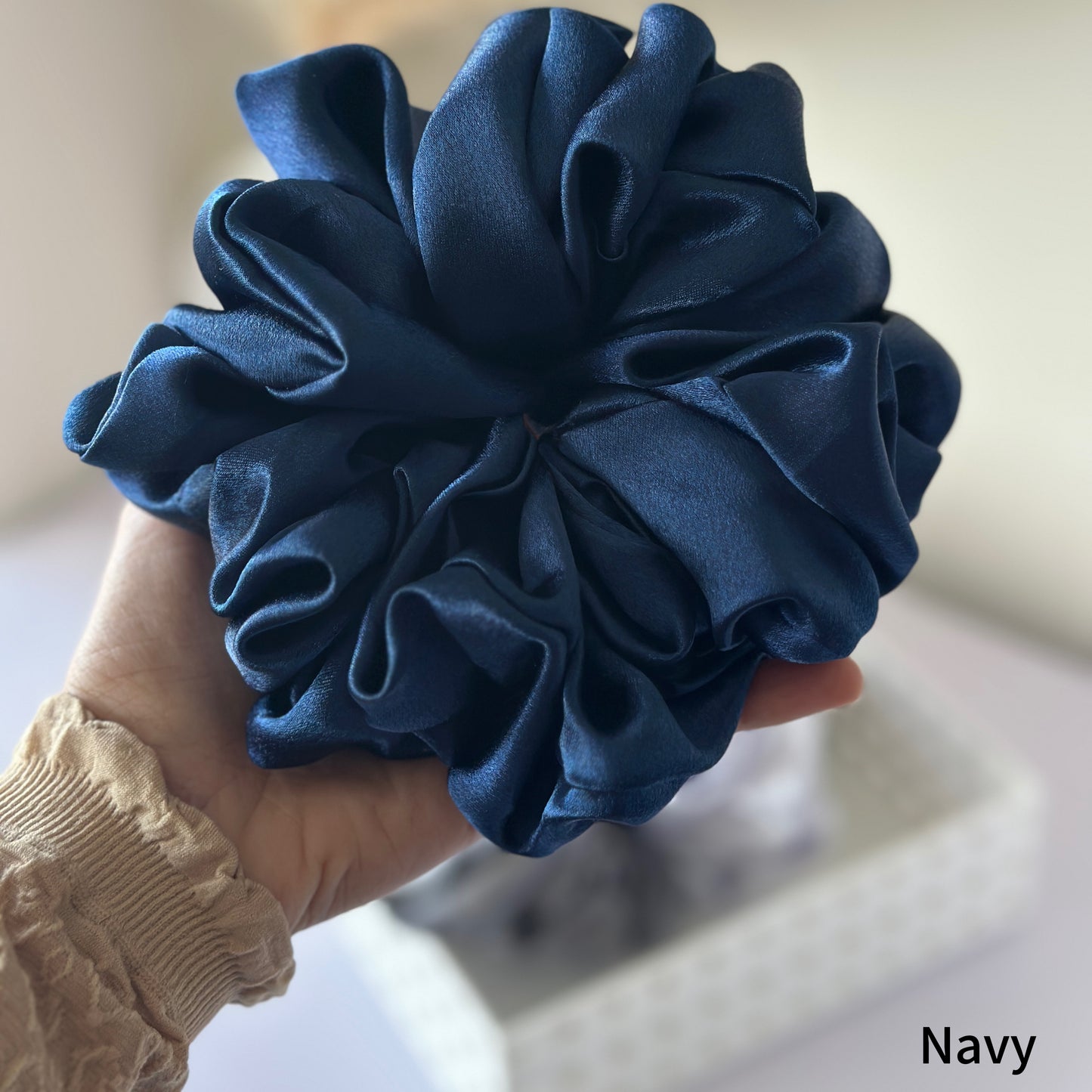 Hijab Volumizer Satin Scrunchie