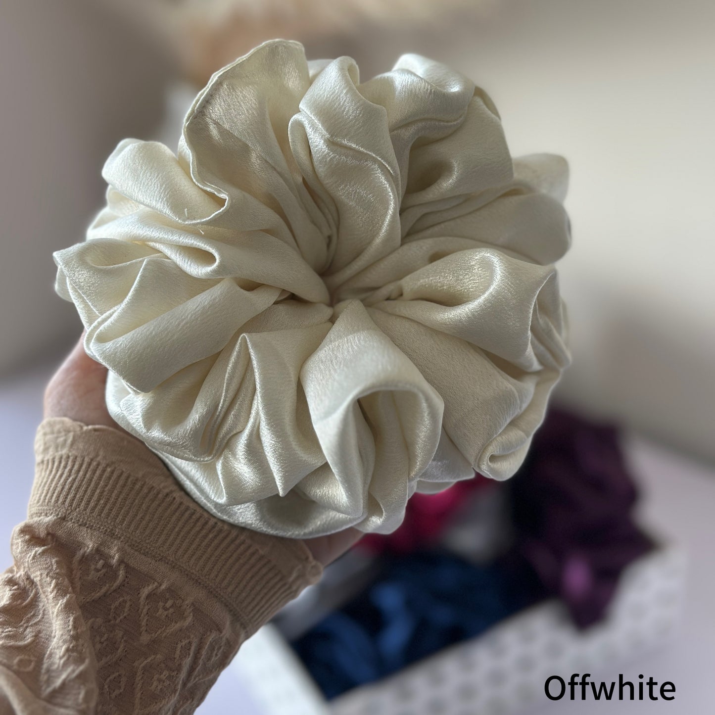 Hijab Volumizer Satin Scrunchie