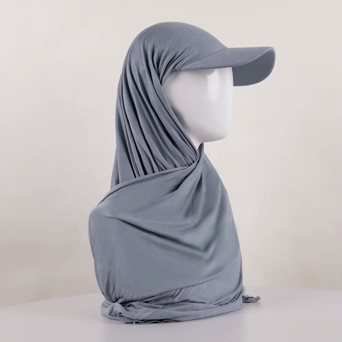 Activewear hijab with built-in cap – perfect for outdoor modest wear