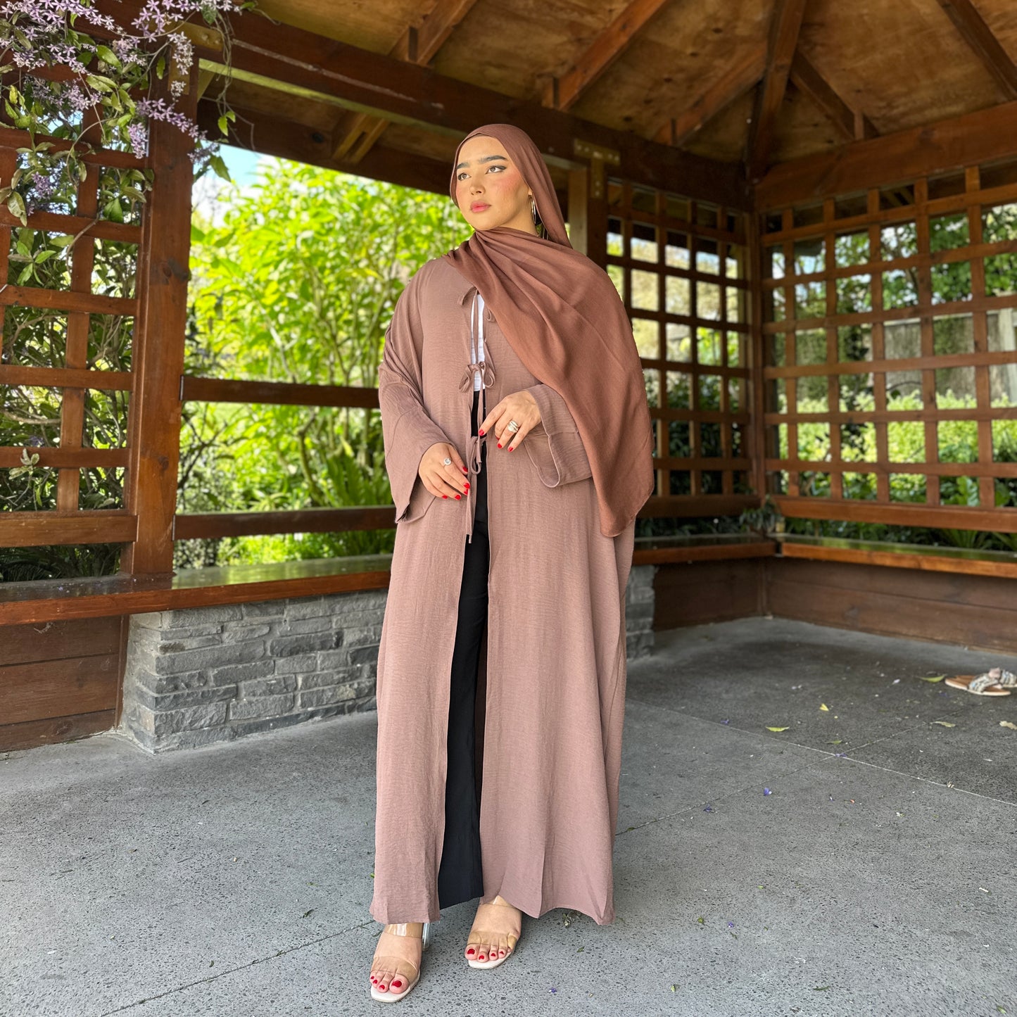 Althena Abaya – trending bow-tie style abaya from Hijabaan NZ