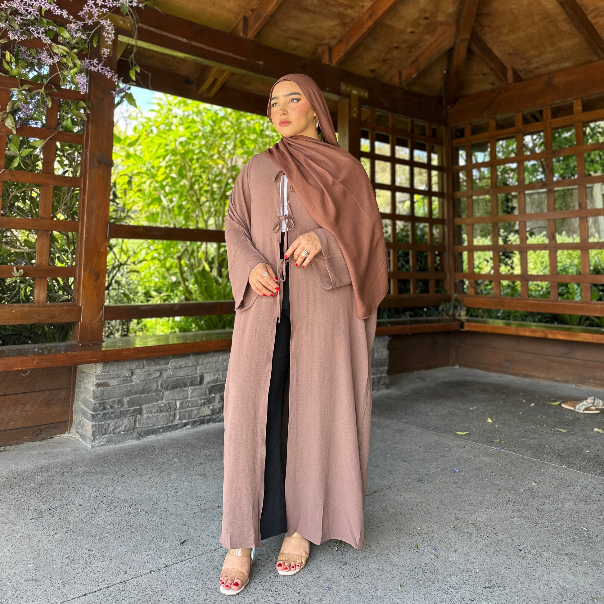 Althena Abaya – trending bow-tie style abaya from Hijabaan NZ