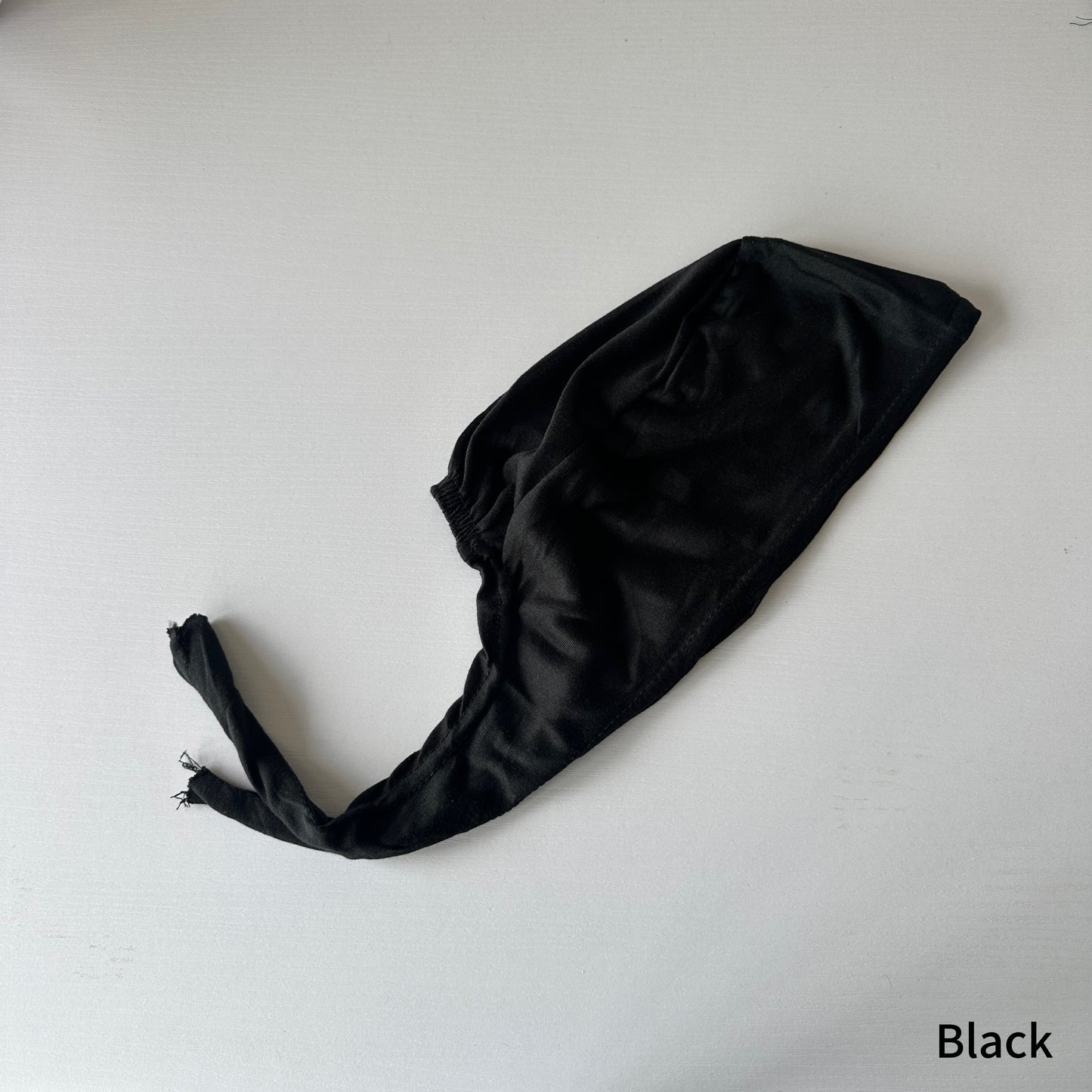 Soft cotton polyester hijab inner cap on white background