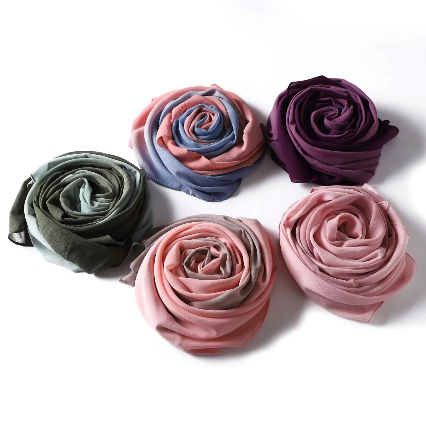 Elegant ombre hijab perfect for Eid, events, or formal modest wear