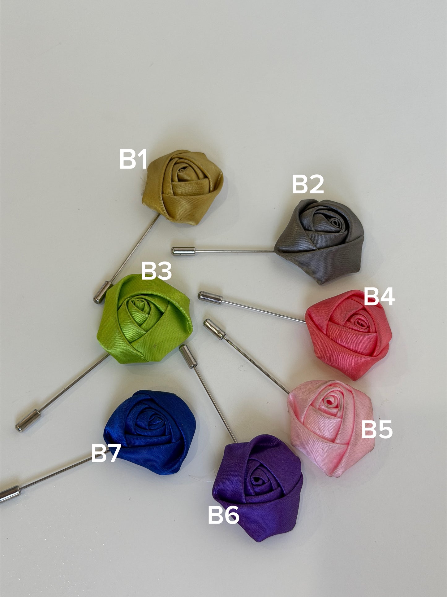 Satin Rose Hijab Brooch