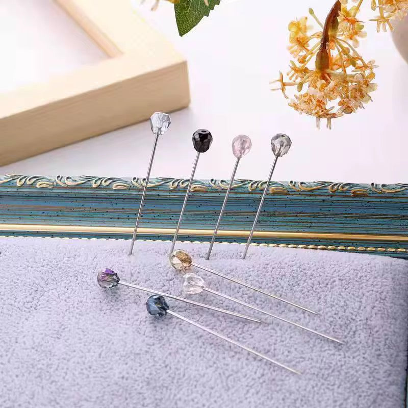 Set of 30 crystal hijab pins for secure modest styling – Hijabaan NZ