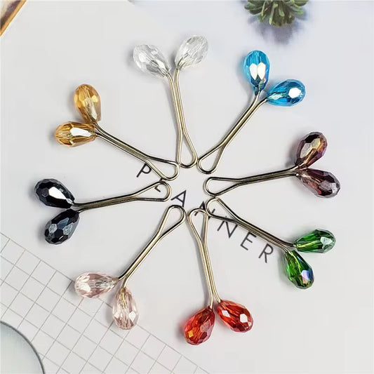 Crystal-topped loop hijab pins for secure styling – Hijabaan NZ