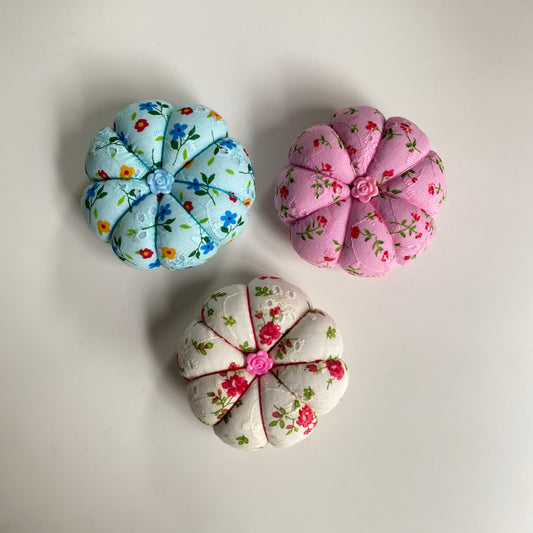 Floral pin cushion for hijab pin and needle storage – Hijabaan NZ