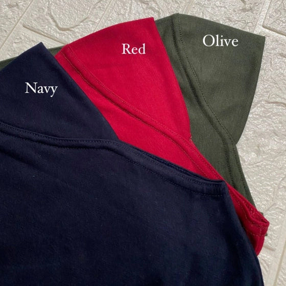 Lightweight cotton hijab for girls – suitable for prayer, school, and Quran class