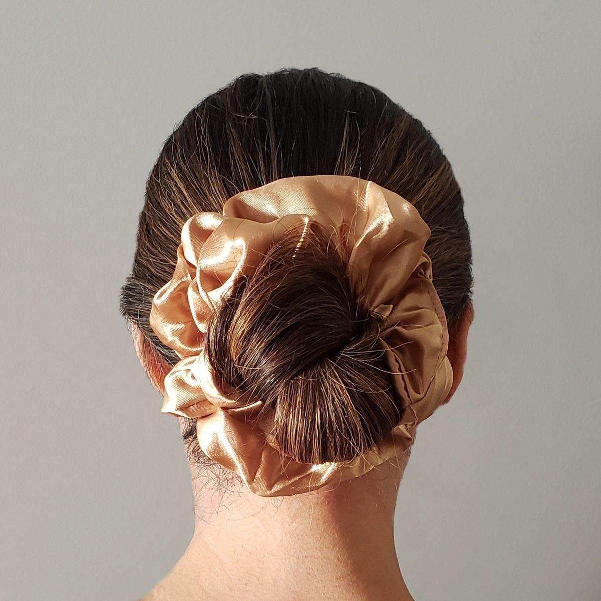 Satin hijab scrunchie for soft under-scarf volume – Hijabaan NZ