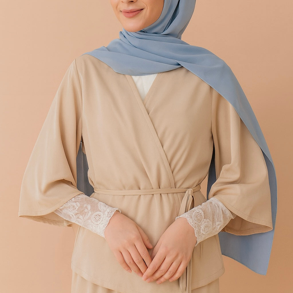 Lightweight lace extender for modest wear layering