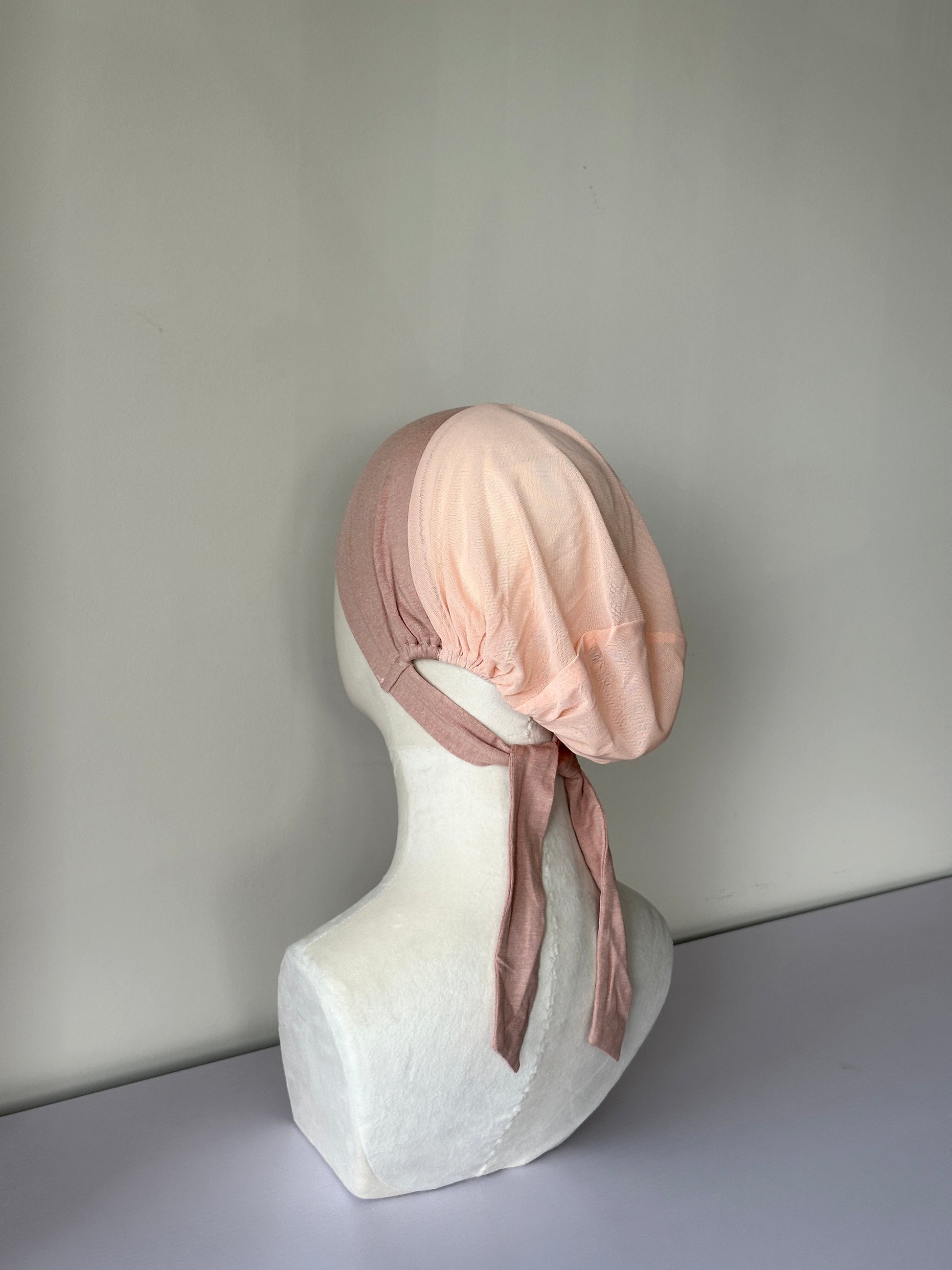 Close-up of Mesh Hijab Cap fabric – Hijabaan NZ