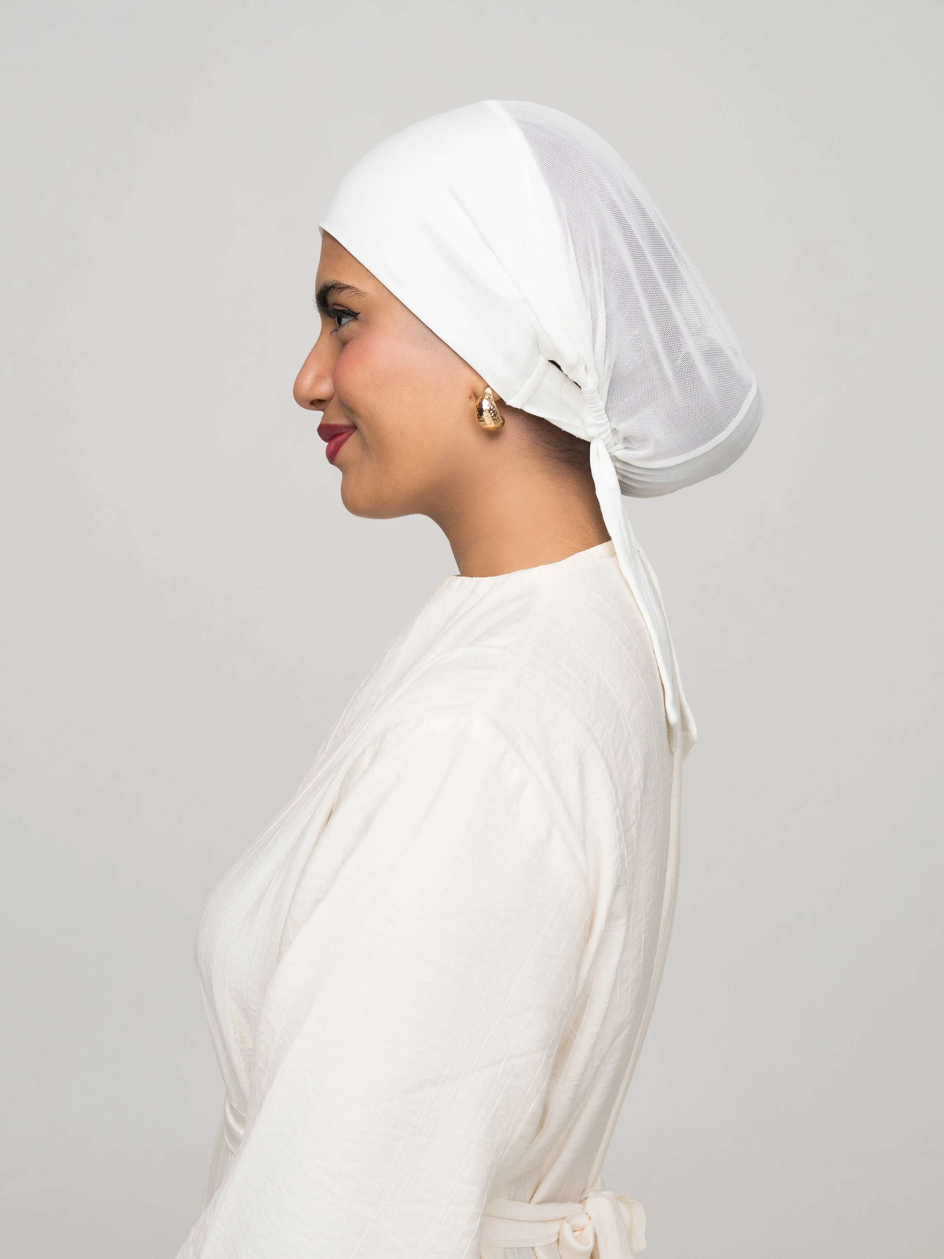 Lightweight Mesh Hijab Cap – stretchable undercap for modest wear