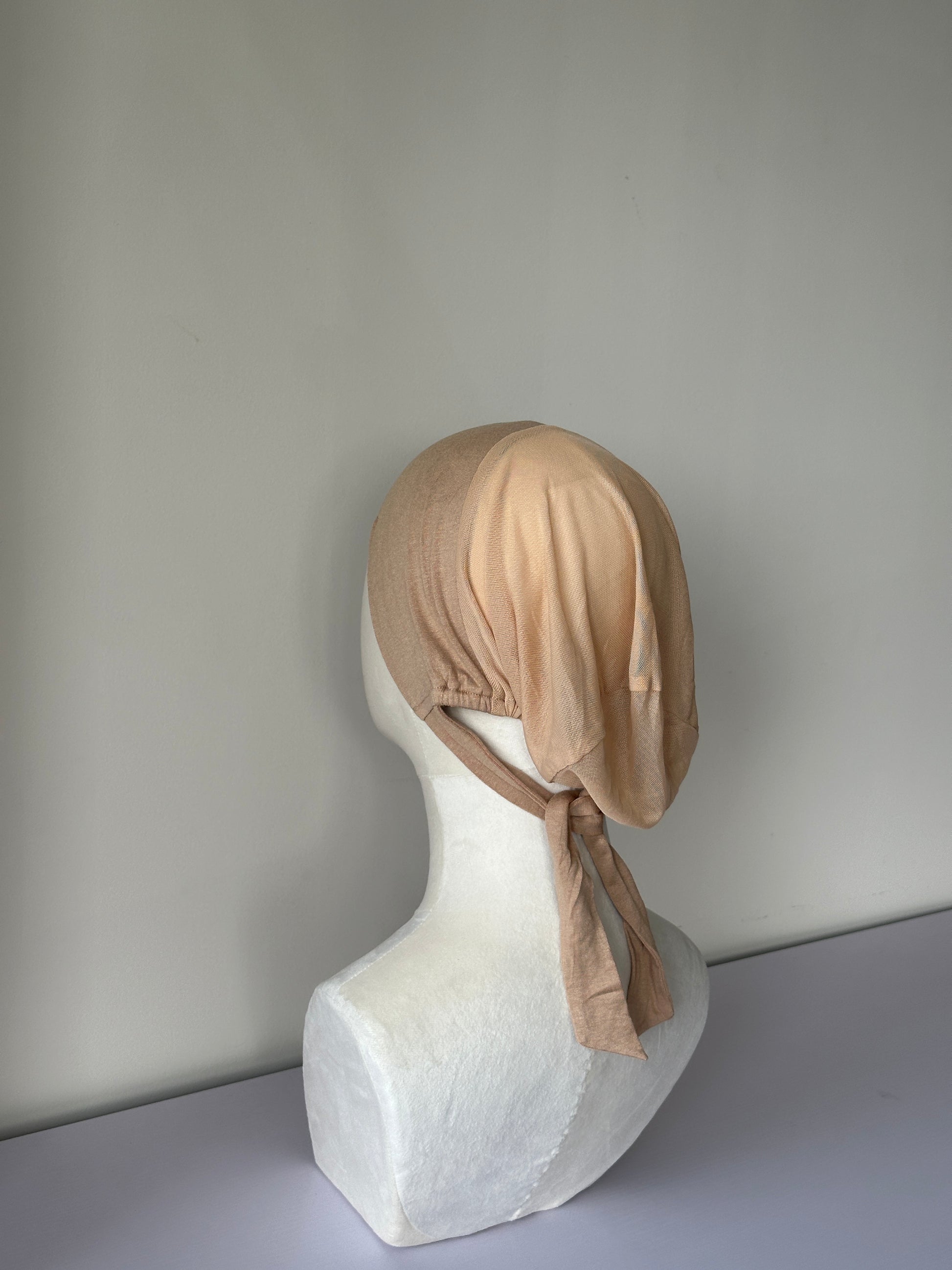 Side view of Mesh Hijab Cap – Hijabaan breathable design