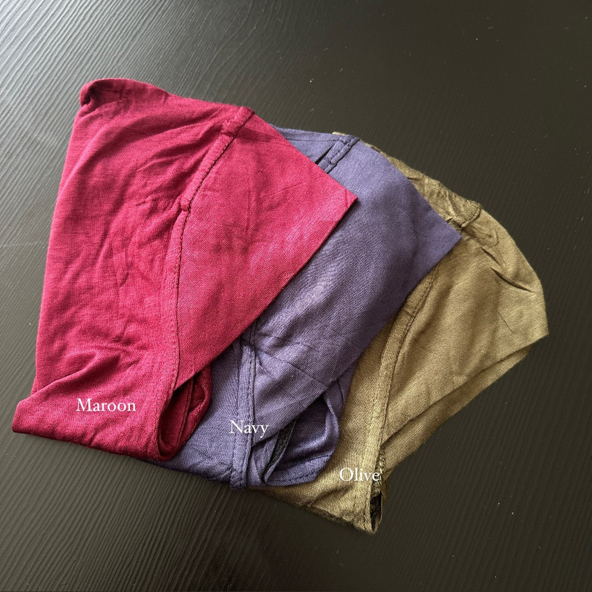 Full-coverage ninja cap under chiffon or open abayas