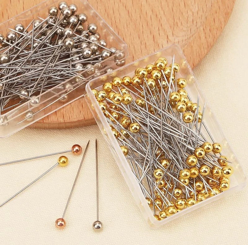 Box of 100 pearl hijab pins for secure modest styling – Hijabaan NZ