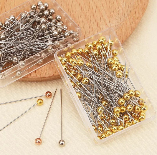 Box of 100 pearl hijab pins for secure modest styling – Hijabaan NZ