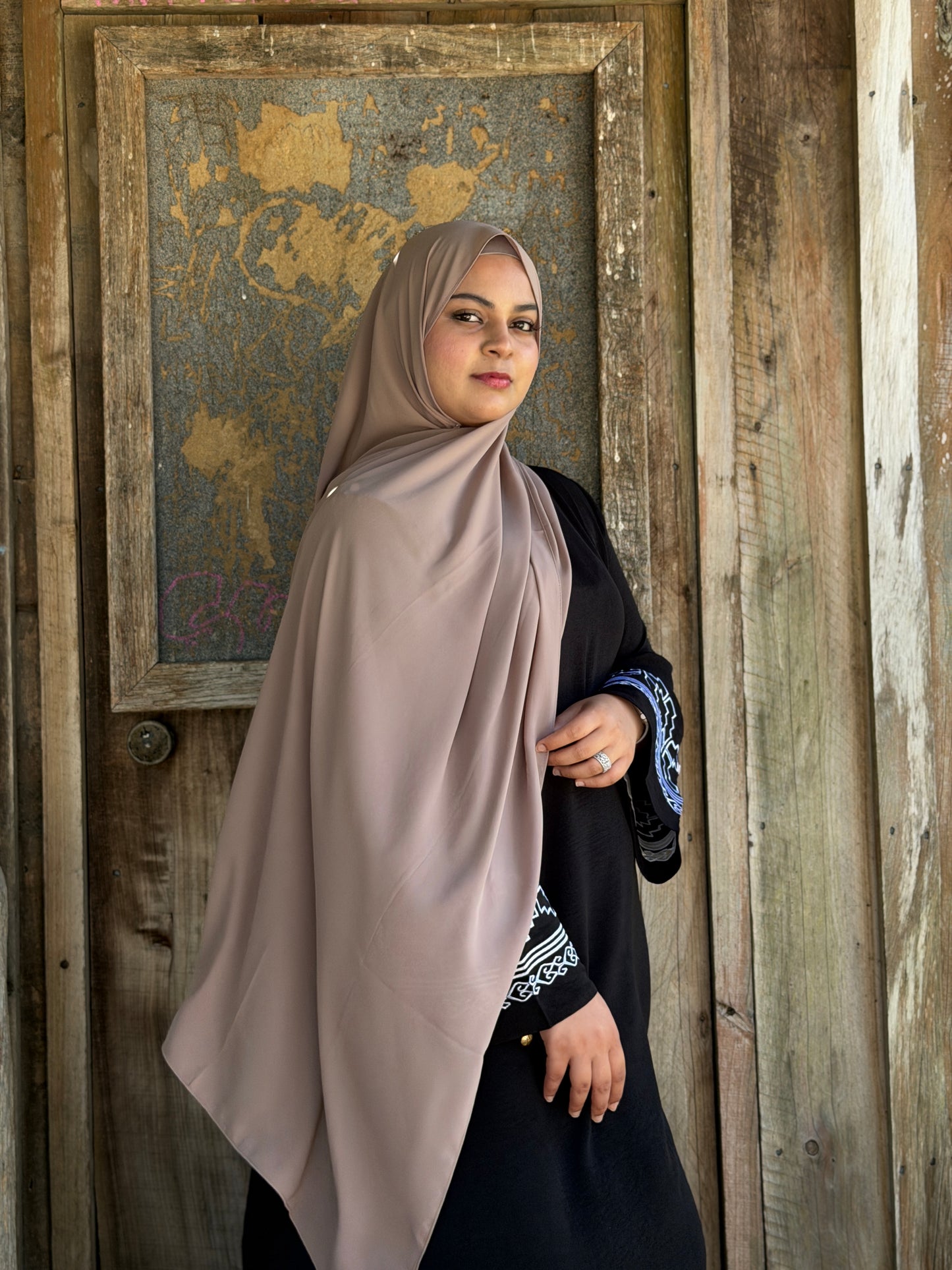premium-chiffon-hijab-sand-luxury-nz