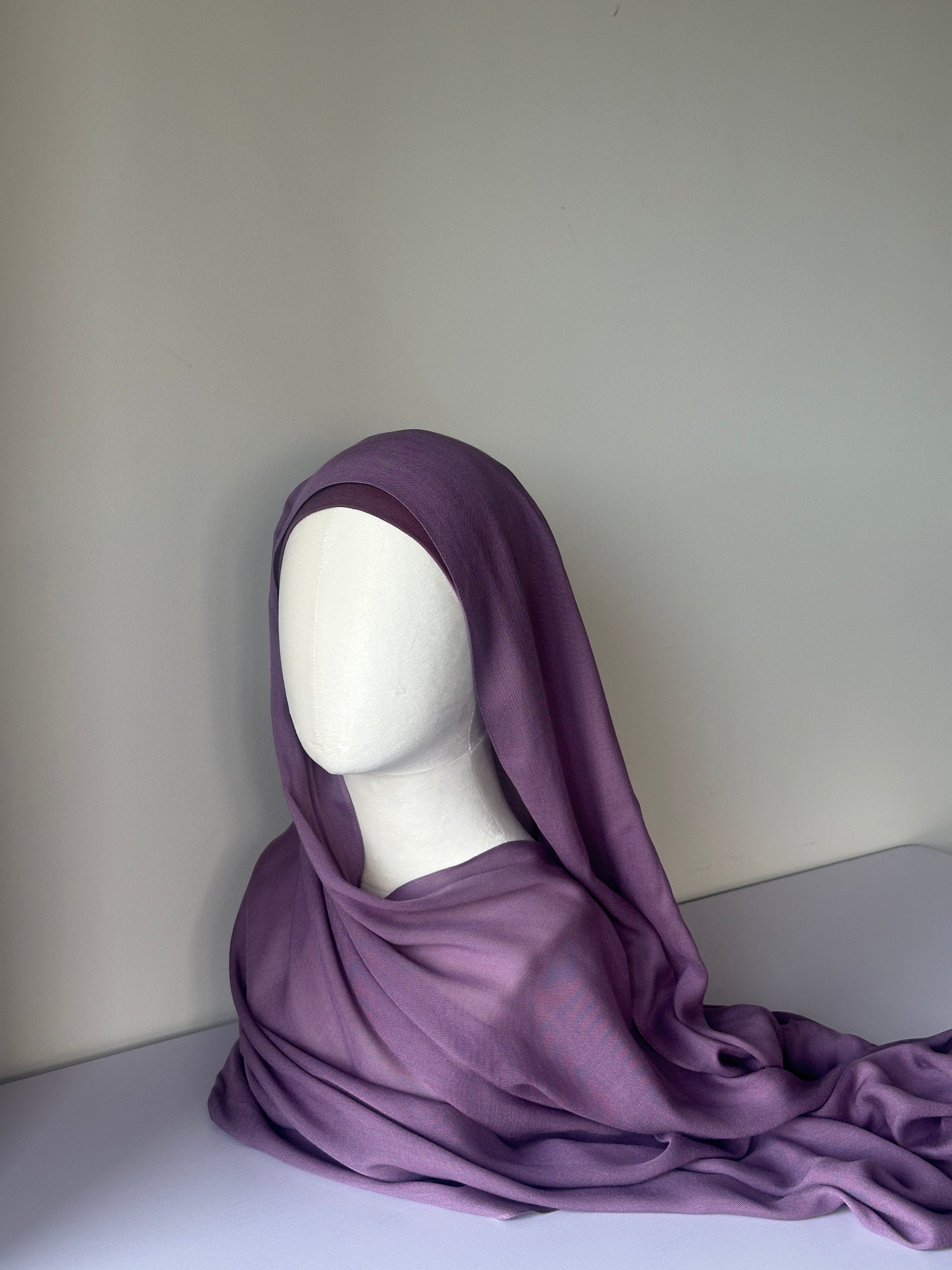 Premium Modal Hijab in Lavender – Soft, breathable modest fashion from Hijabaan NZ