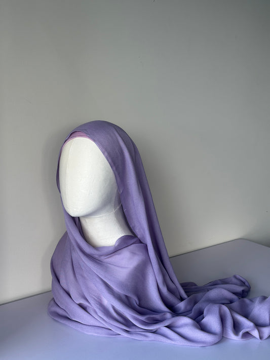 Premium Modal Hijab in Lilac – Soft, breathable modest fashion from Hijabaan NZ
