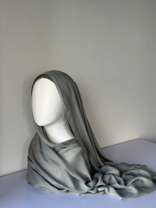 Premium Modal Hijab in Sage – Soft, breathable modest fashion from Hijabaan NZ
