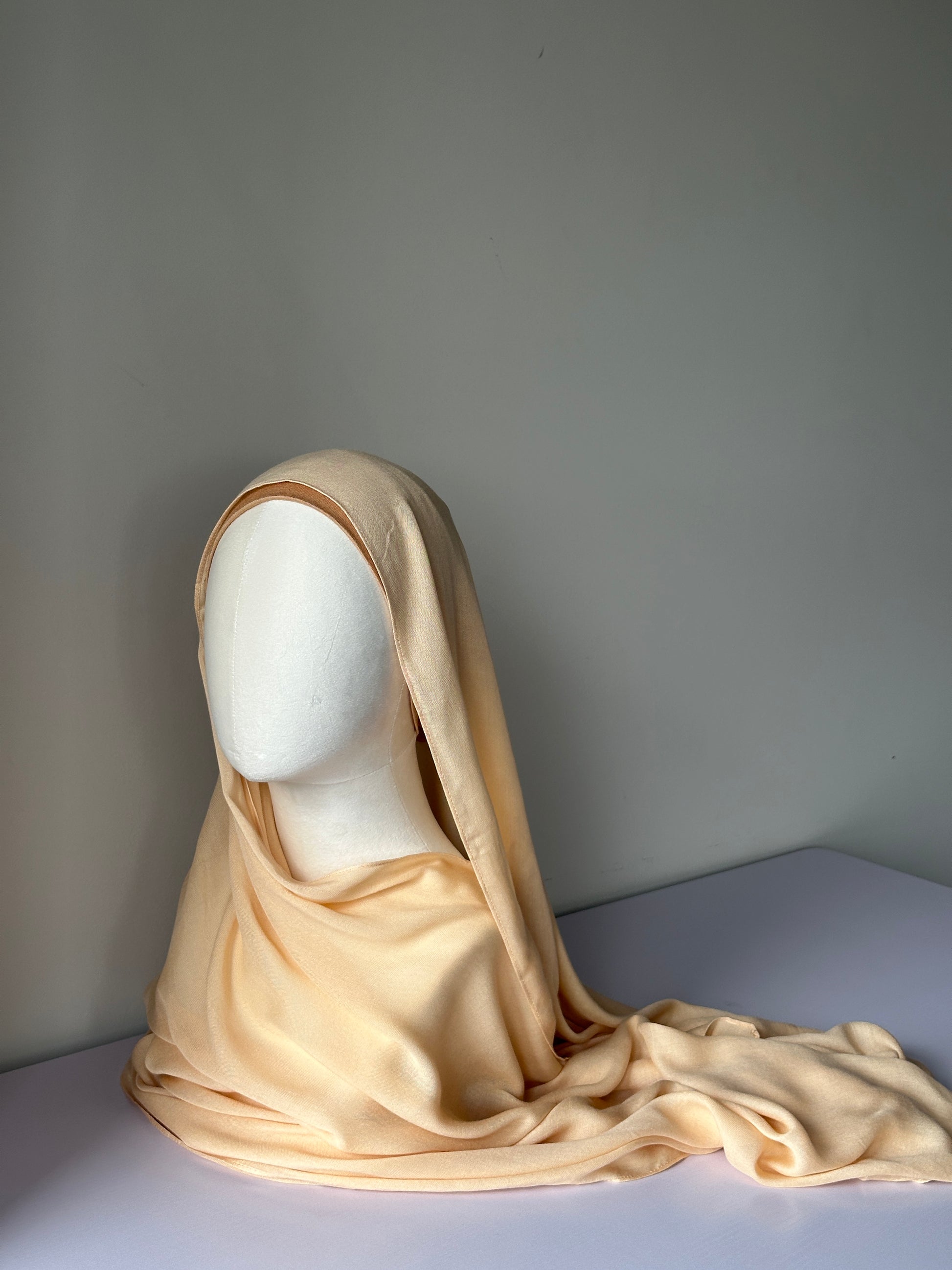 Premium Modal Hijab in Toffee – Soft, breathable modest fashion from Hijabaan NZ