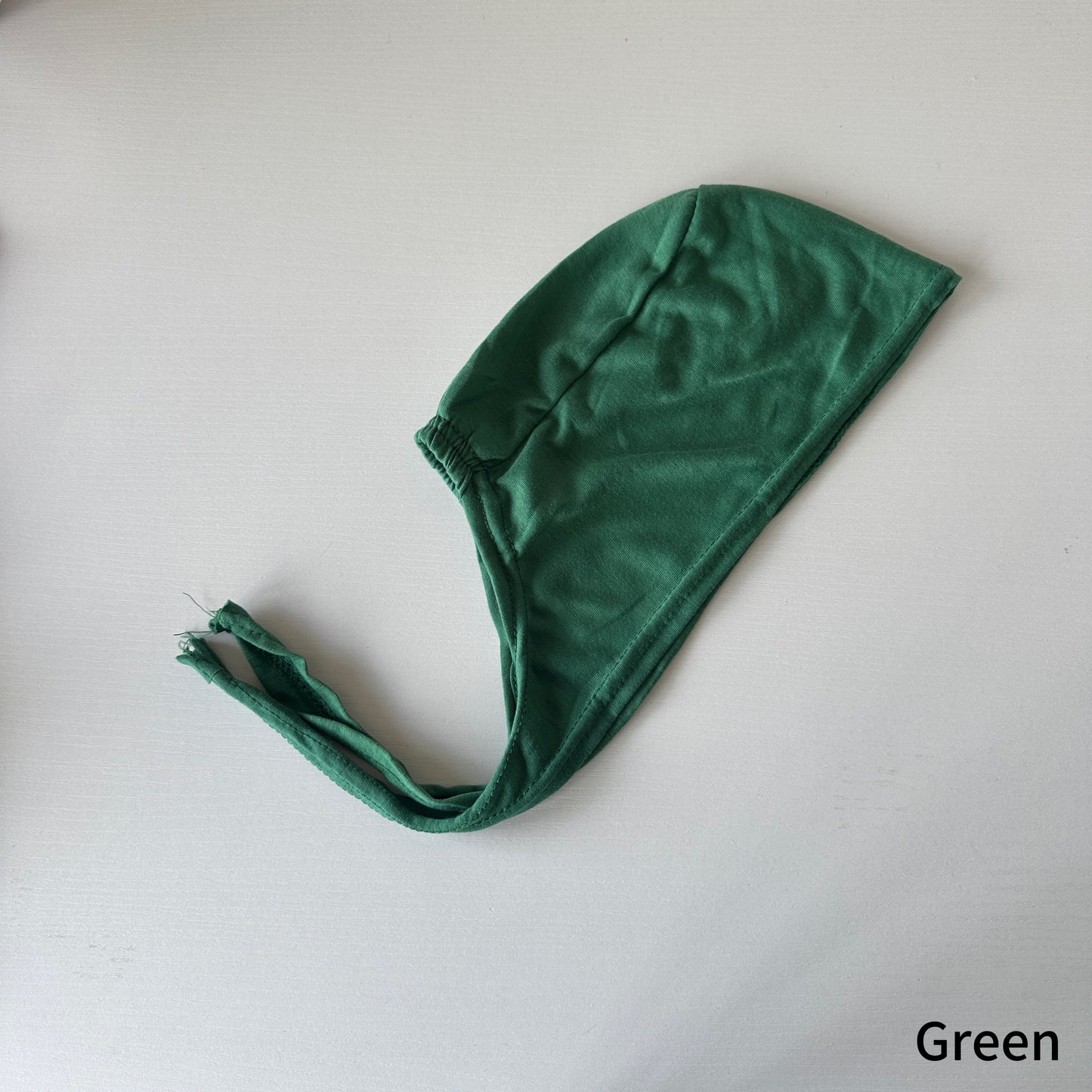 Secure fit cotton hijab cap with back tie