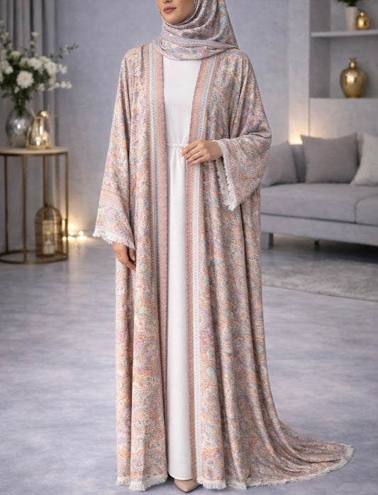 Pashmina Abaya - multicolor