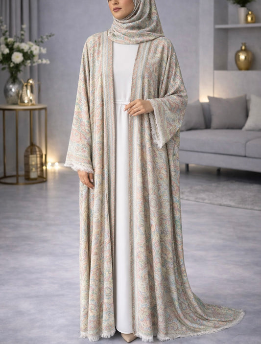 Pashmina Abaya - Green