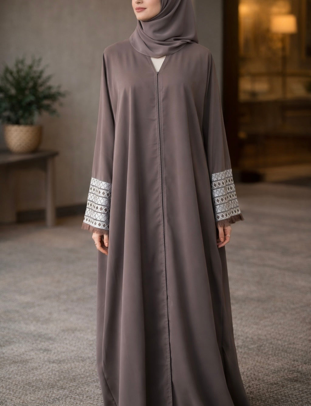 Dubai Abaya - Zara [Mocha]