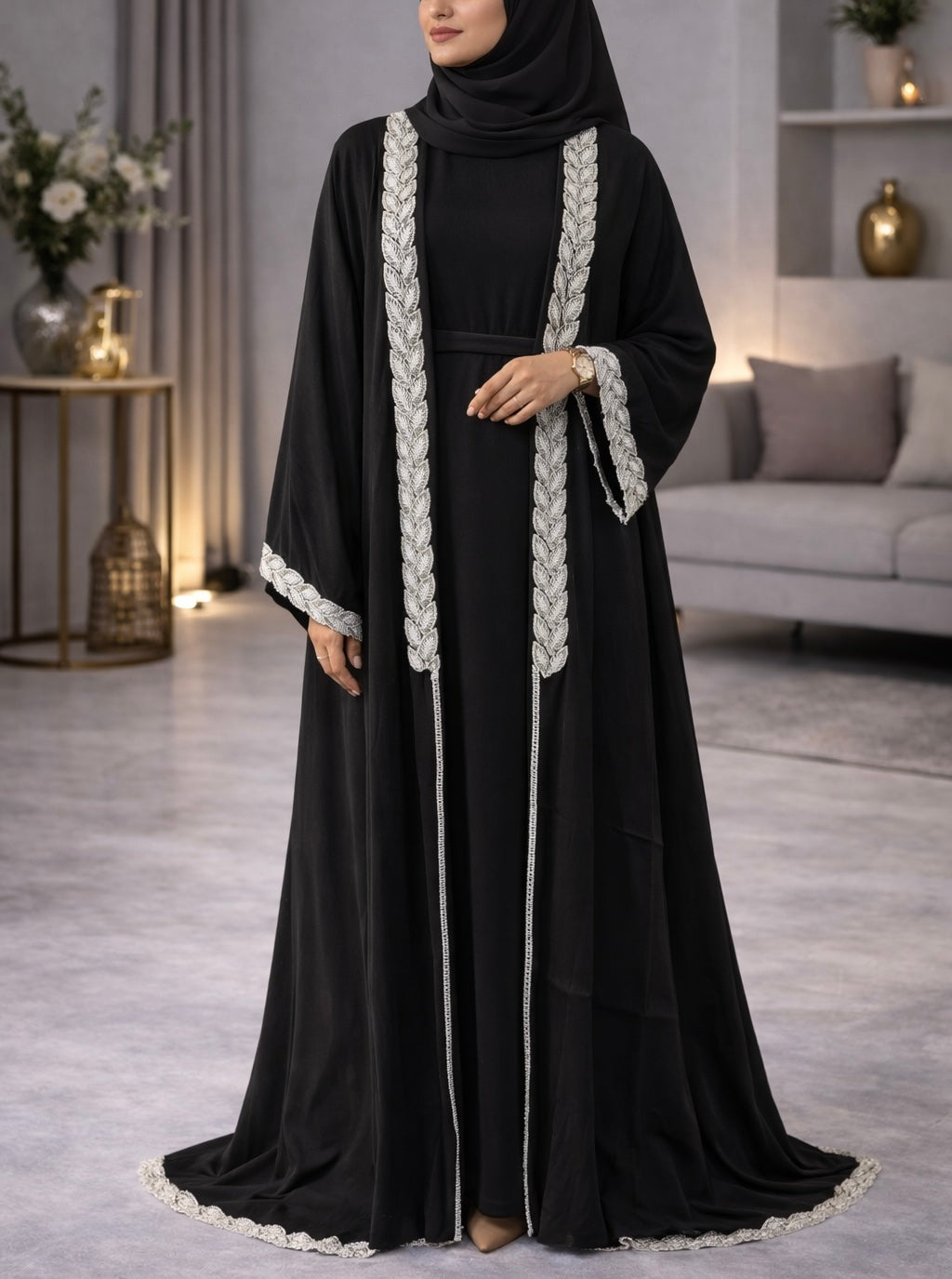 Dubai Abaya Noor [Black]
