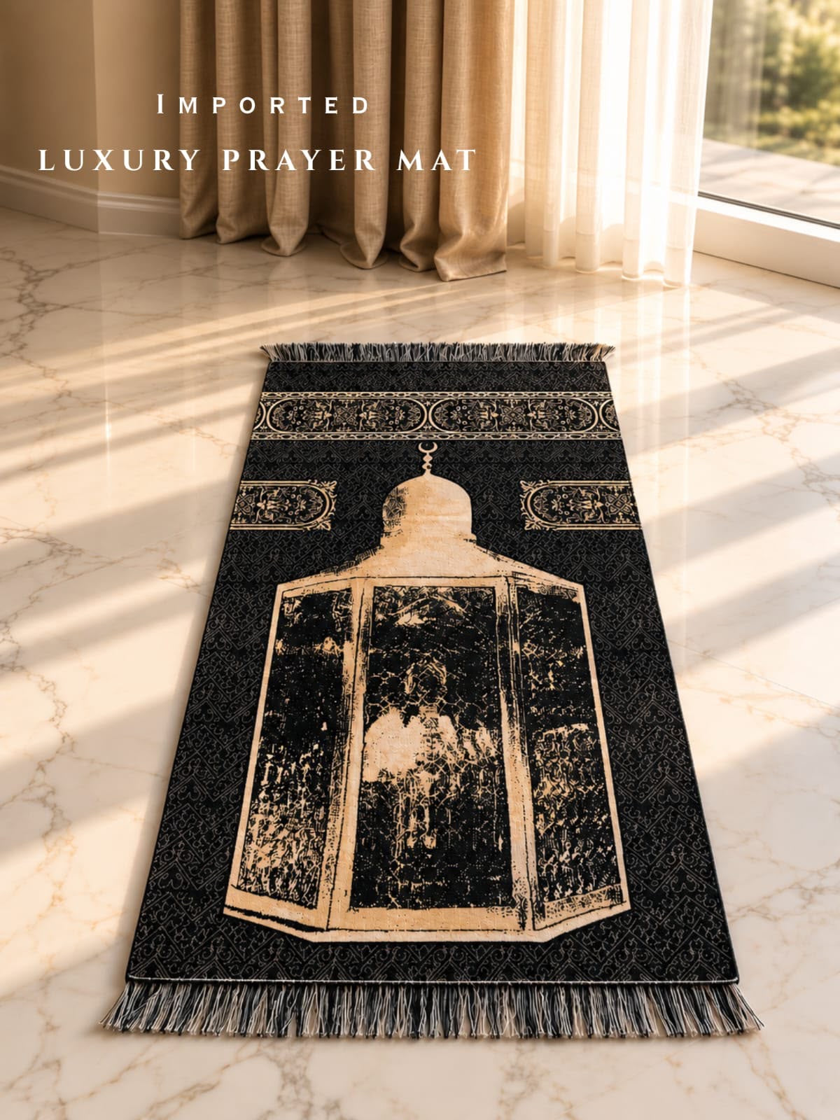 Luxury Prayer Mat Set – Kaaba Edition