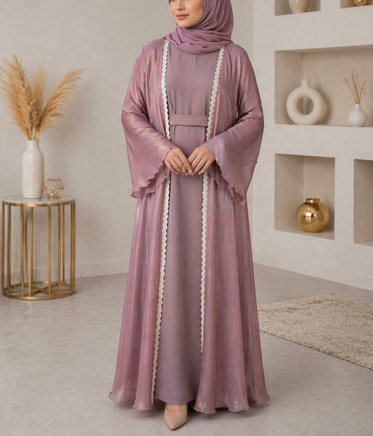 Dubai Abaya - Sana [Lavender]