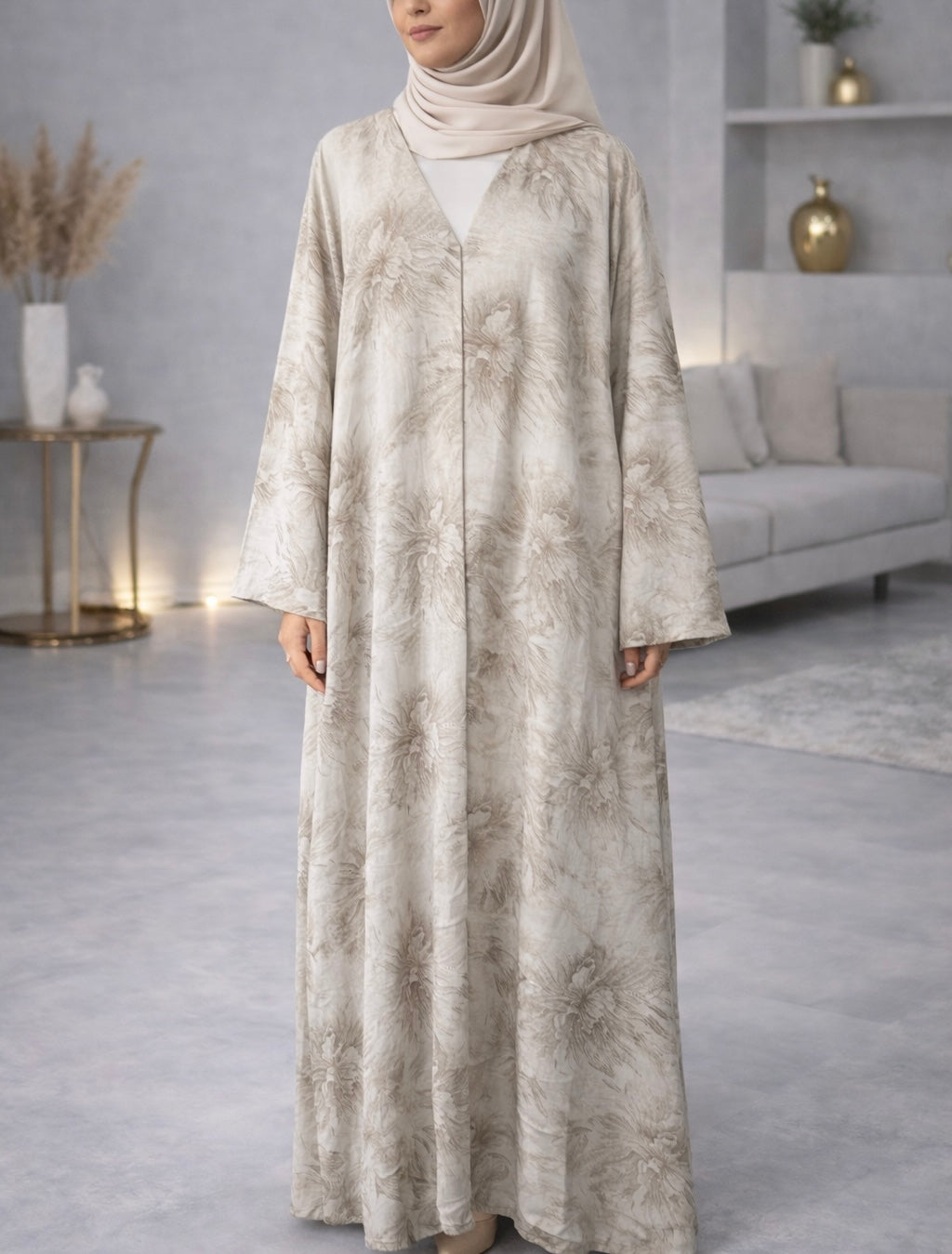 Dubai Abaya - Aayat [White]