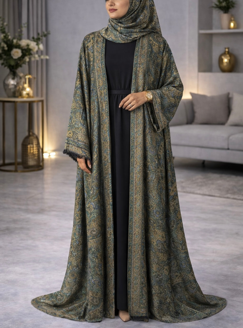 Pashmina Abaya