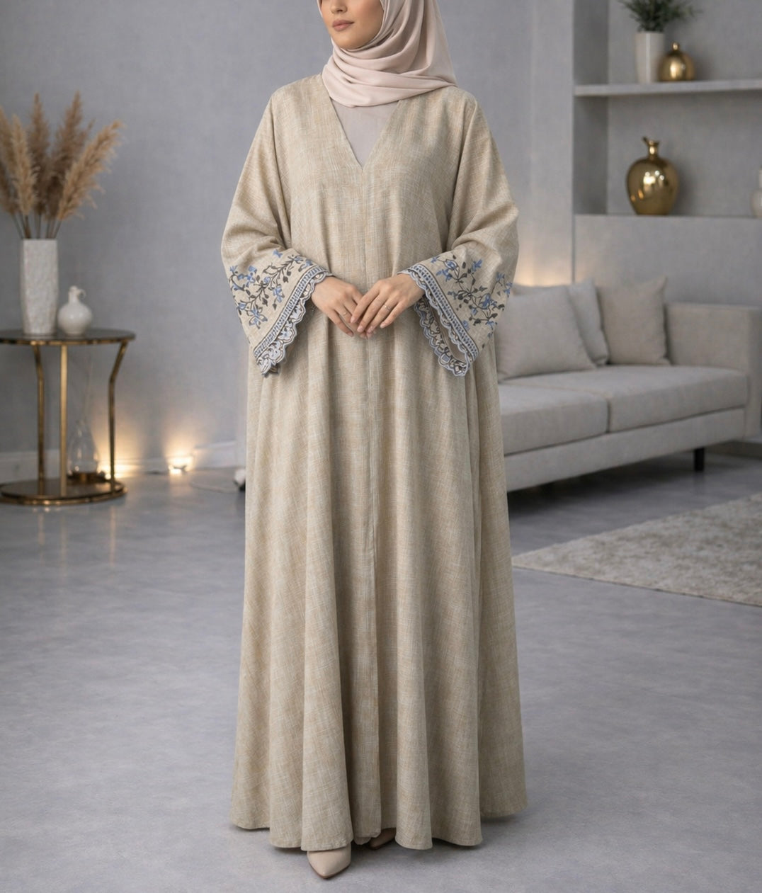 Linen Abaya
