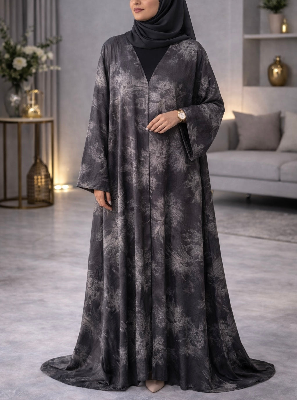 Dubai Abaya - Aayat [Black]