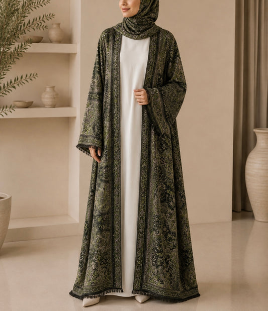 Pashmina Abaya - Forest