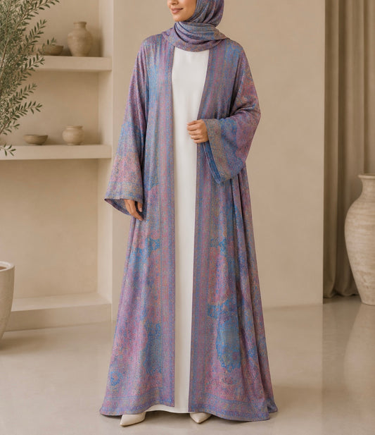 Pashmina Abaya - Ocean