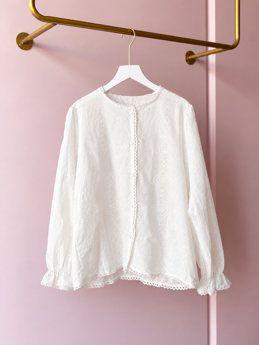 Embroidered Cotton Tops