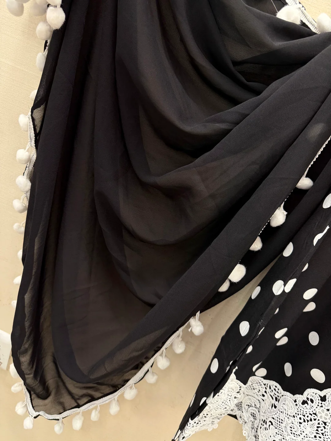 Meher Polka Dot Farshi Suit – 3 Piece