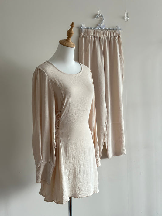 Reem Co-ord Set - Beige