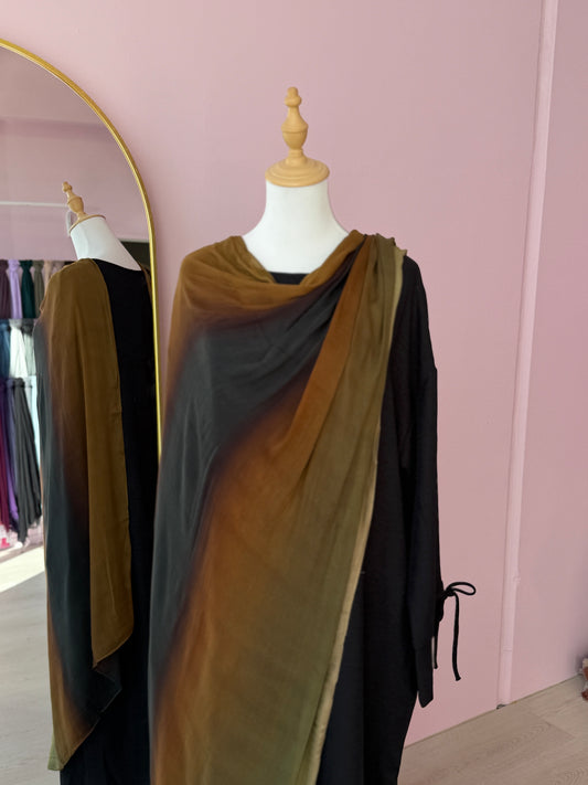 PRINTED MODAL - OLIVE
