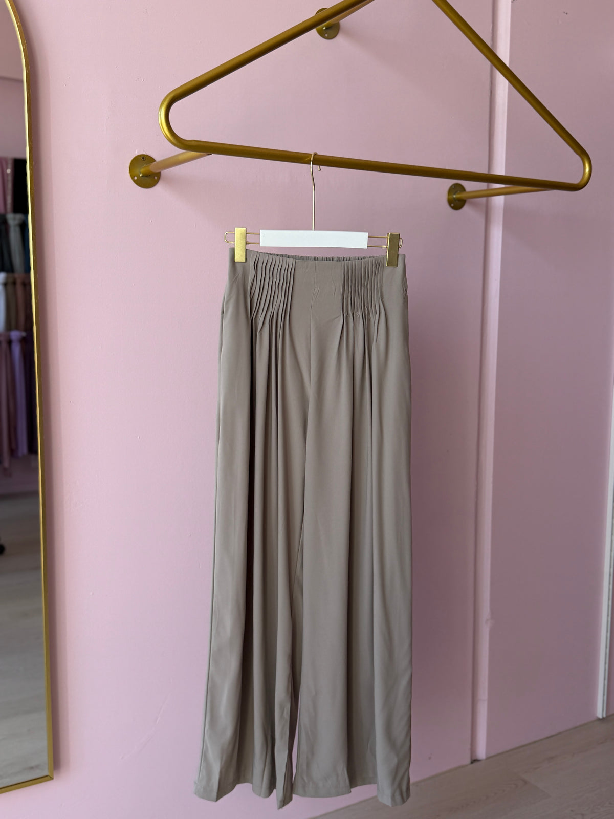Korean Pleated Wide-Leg Pants